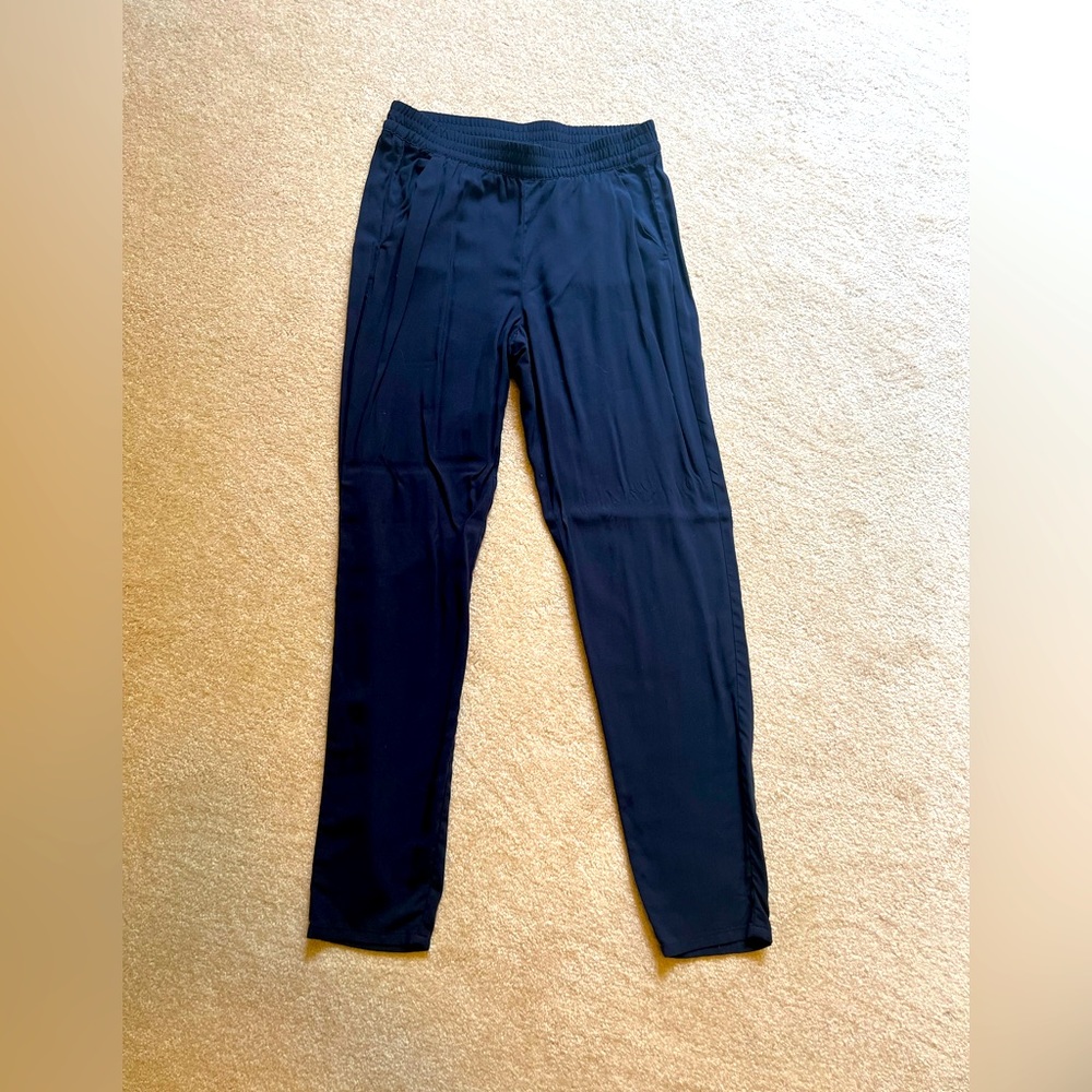 Navy blue H&M viscose pants